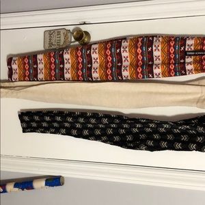 Leggings lot- 3 pair one size